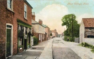 GEDRUCKTE POSTKARTE VON HOOK VILLAGE, GOOLE, (NAHE HULL), WEST YORKSHIRE - Bild 1 von 2