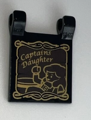 Lego Piratas del Caribe Bandera LONDRES ESCAPE Capitanes Hija 2335pb075 Foto 1 de 2