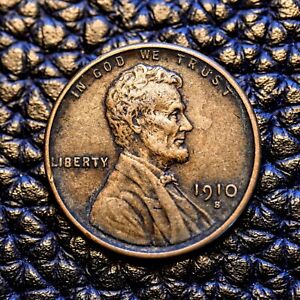 (ITM-5149) 1910-S Lincoln Cent ~ AU+ Condition ~ COMBINED SHIPPING!