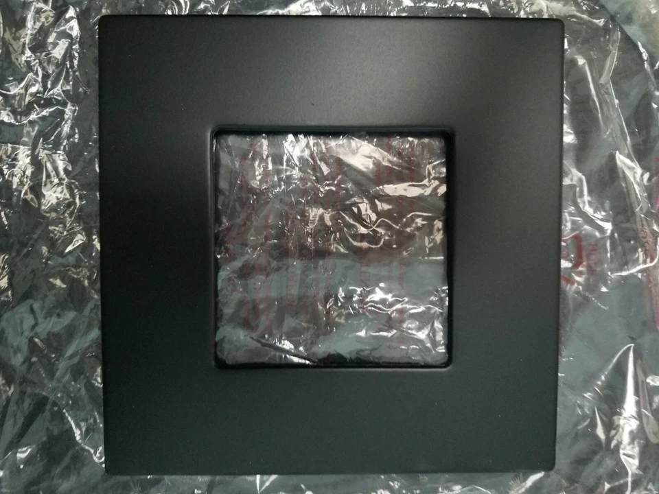 Metal trim baffle square, 7"x7", black  for recessed light (READ DESCRIPTION) - Image 1 of 1