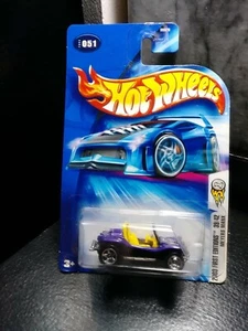 Hotwheels 2003 first editions Meyer's Manx purple body color yellow inter. - Picture 1 of 3