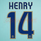 Henry #14 2008-2010 Barcelona Awaykit Nameset Printing