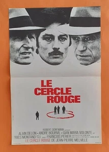 AFFICHE ORIGINALE FILM LE CERCLE ROUGE BOURVIL DELON MONTAND PERIER / 40 X 60 - Photo 1/1