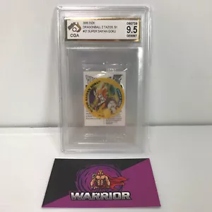 CGA 9.5 31/40 Super Saiyan Goku Series 1 SEALED tazo dizk Dragon Ball Z DBZ - Picture 1 of 5