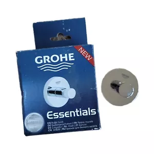 Grohe 40364001 Chrome Essentials Wall Mounted Single Bathroom Robe Hook NEW - Picture 1 of 2