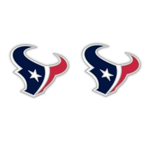 Houston Texans Football Team Logo NFL Silver Post Stud Earrings Set Cover