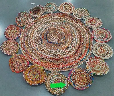 IVORY MULTI 5英尺-0英寸x5英尺-0英寸破线地毯,降价11172771422 CAP211A-5R — 第 1/4 张图片