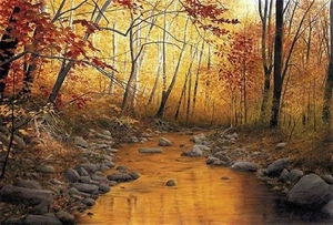 Alexander Volkov "Beyond the Turning" Giclee on Canvas AL - Picture 1 of 1