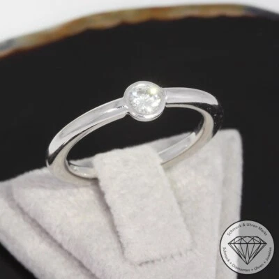 Wert 1490 € Solitär Brillant Ring (ca. 0,20 carat) 950 Platin xxyy - Bild 1 von 4