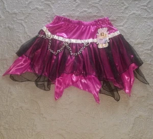PRETTY CHIC METALLIC PURPLE SKIRT GIRL SIZE 6-10 - Picture 1 of 6