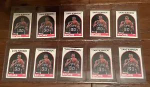 1989 Hoops David Robinson #310 RC Rookie Basketball 10 Karten Lot in Card Savers 1 - Bild 1 von 6
