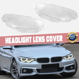 1Pair Headlight Lens Cover For BMW 4 Series F33 F32 F80 F82 F83 2017-2019 2020 - Bild 1 von 9