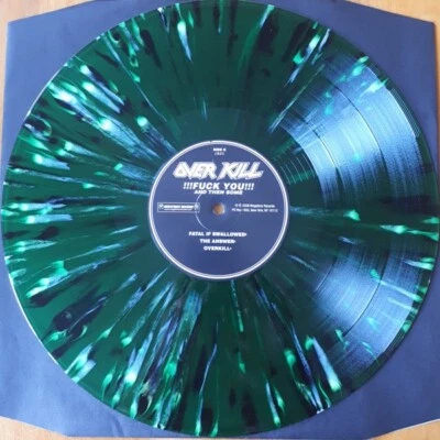 OVERKILL - Fuck You And Then Some LP Colored Vinyl THRASH METAL RECORD - SEALED - Image 1 of 3