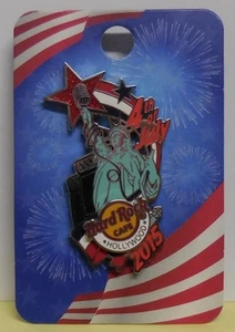 Hard Rock Cafe Pin 4. Juli Liberty (Klon) Hollywood on Hollywood Blvd CA Pin - Bild 1 von 3