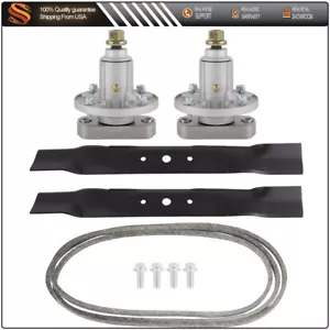2 BLADE DECK SPINDLES REBUILD KIT JOHN DEERE GY20050 GX20249 GX20072 L100 L110 - Picture 1 of 12
