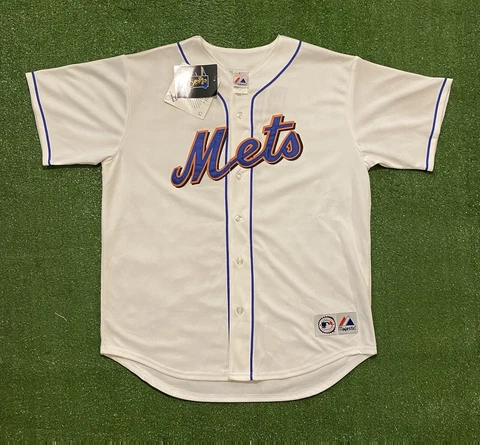 NWT! Jose Reyes New York Mets Stitched MLB Majestic Jersey. Men’s Size XL Cover