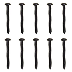 10 BLACK PHILLIPS PAN HEAD INTERIOR SCREWS M4.2 x 38MM! FOR TOYOTA CAR/TRUCKS - Bild 1 von 2