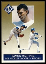 1991 Fleer Ultra Team Insert #7 Ramon Martinez Los Angeles Dodgers