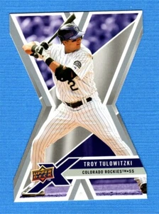 2008 Upper Deck X Die Cut #38 Troy Tulowitzki Rockies - Imagen 1 de 1