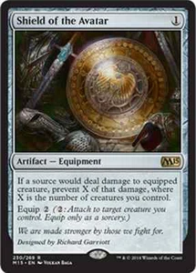 MTG SHIELD OF THE AVATAR EXC - SCUDO DELL'AVATAR - M15 - MAGIC - Picture 1 of 1