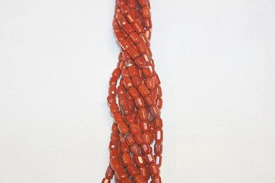 Piedra de calidad genuina - Tubo de fct de 4x6 mm - 120-130 cuentas - Dos (2) hebras de 15-16"  Foto 1 de 2