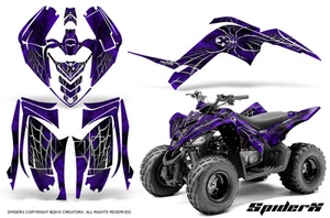 YAMAHA RAPTOR 90 2009-2015 GRAPHICS KIT CREATORX DECALS STICKERS SPIDERX PR - Picture 1 of 1