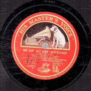 11g1.  Frida Leider - Parsifal-Ich sah das kind & Tristan-Liebestod - HMV DB.154 - Imagen 1 de 1