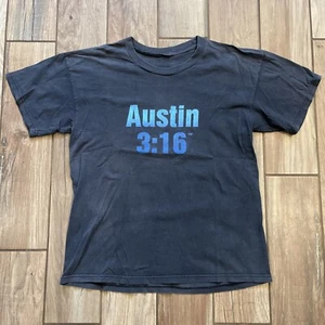 Stone Cold Steve Austin 3:16 T-Shirt WWF Figur Vintage 1990er Größe L - Bild 1 von 7