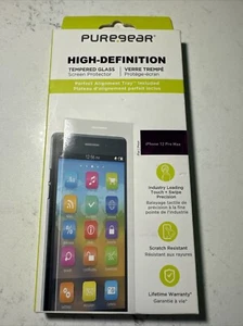 PureGear High-Definition Tempered Glass Apple iPhone 12 Pro Max - Clear - Zdjęcie 1 z 2