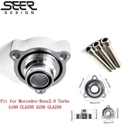 Válvula de sopro adaptador BOV para 2.0 Turbo Mercedes-Benz A180 A250 CLA250 GLA250 - Imagem 1 de 4