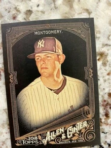 2018 TOPPS ALLEN GINTER X BASEBALL BASE CARD NY YANKEES JORDAN MONTGOMERY #23 - Picture 1 of 1