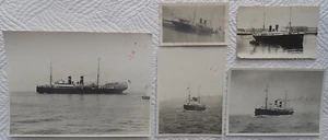 C° NAVIGATION MIXTE~PAQUEBOT "LA MARSA II"ex-PENZA~DANTZIG~1909~5 PHOTOS~ - Bild 1 von 8