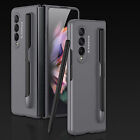 Phone Protective Case w/ Pen Slot for Galaxy Z Fold 3 S Pen Fold Edition Phone