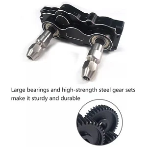 RC Boat Gear Box Forward Reverse Dual Output Transfer f 6.35mm 1/4" RC Tug Yacht - Picture 1 of 8