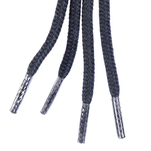 2 Paires de Lacets Ronds noirs 120 cm Rangers ... lacet bottines noir - Imagen 1 de 5