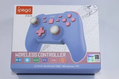 IPEGA WIRELESS PRO CONTROLLER FOR NINTENDO SWITCH ANDROID IOS PC PURPLE PINK - Image 1 of 2