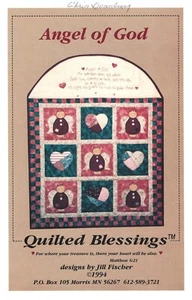 1994 Quilted Blessings #102 Angel of God quilt sewing pattern uncut - Picture 1 of 3