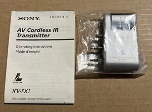 SONY IFV-FX1 AV Cordless IR Transmitter for DVP-FX1/F5 With Instructions - Picture 1 of 9