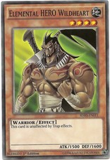 Elemental HERO Wildheart SDHS-EN011 Common Yu-Gi-Oh Card 1st Edition New