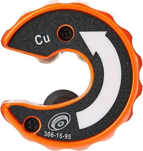 Bahco 306-15 Pipe Slice Tube Cutter, Black/Orange, 15 mm 15 mm, Black/Orange  - Picture 1 of 3