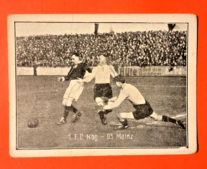 Momentos de fútbol Greiling - 1.FC Nürnberg-Mainz 05 Heinrich Träg #245 sin pegar - Imagen 1 de 2