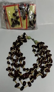 (LOT #04) LOT OF 12 MULTIPLE STRANDED STATEMENT NECKLACE & EARRING SETS - Picture 1 of 5