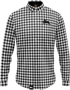 South Sydney Rabbitohs 2024 NRL Mens Dawson Business Shirt Sizes S-7XL BNWT - Picture 1 of 2