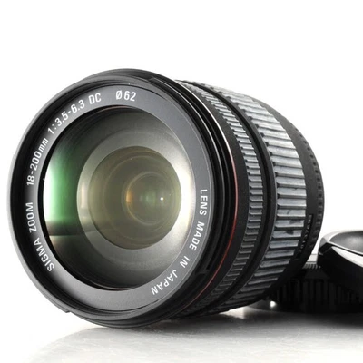 Sigma 18-200mm F3.5-6.3 DC Lens for Pentax High Zoom Used - Image 1 of 4
