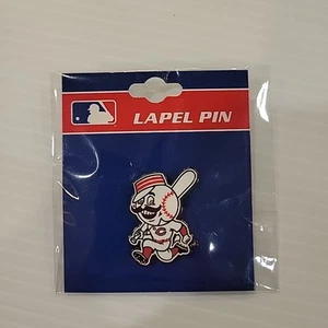 Prendedor de solapa Mr. Redlegs vintage raro profesional especialidades Cincinnati Reds - Imagen 1 de 2