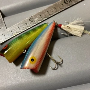 Label Pop R P60 Mystic Color Set of 2 Balsa Crankbait Lures New - Picture 1 of 5