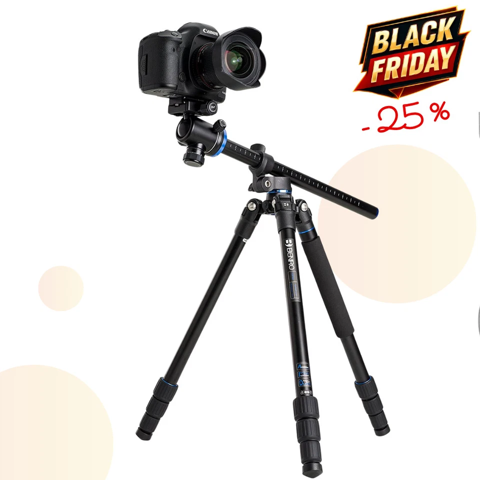 BENRO FGP18A -25% ! Trépied System GoPlus Aluminium Travel Colonne Orientable - - Imagen 1 de 1