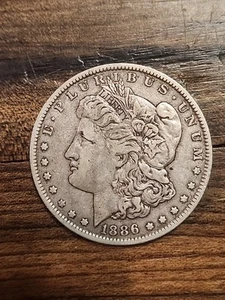 Dollaro Argento 1886 Morgan Curculato Alta Definizione Rilievo - Foto 1 di 17