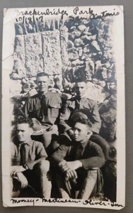Foto De Colección Primera Guerra Mundial Grupo de Soldados de Estados Unidos Brackenridge Park San Antonio TX 1917 - Imagen 1 de 18