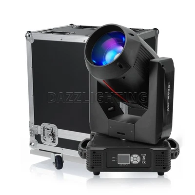 PAIDUN 380W 20R Beam Rainbow Effect Moving Head Light 8+16+24 Prism Flight Case - Image 1 of 4